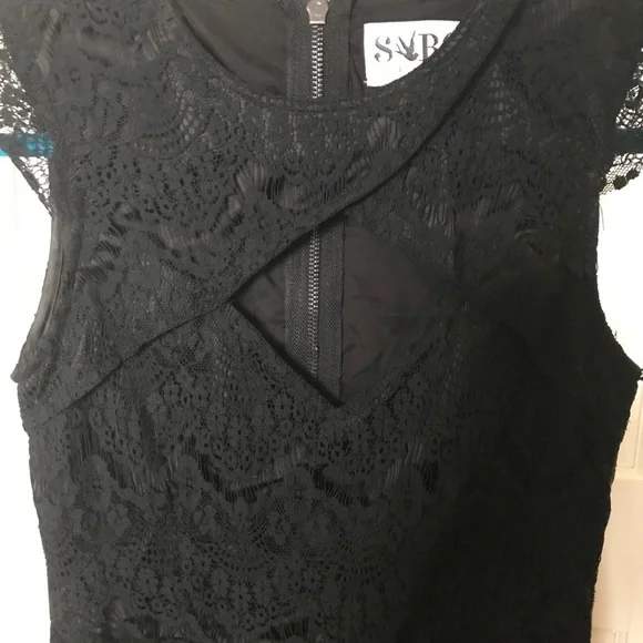 Blk lace dress from Sabo Skirt ..worn once size S - Picture 3 of 5